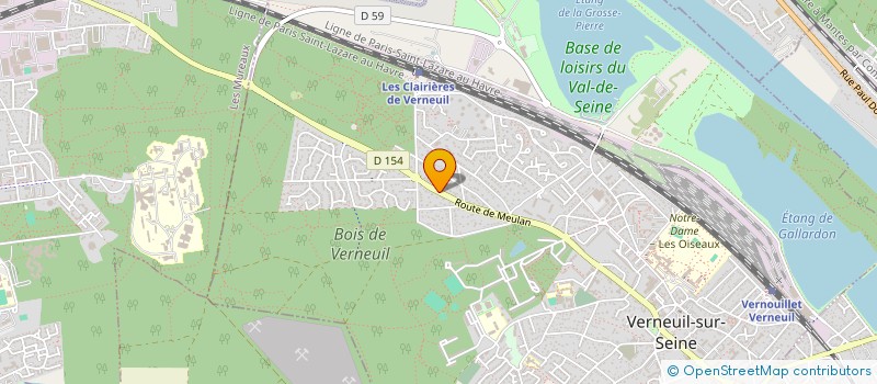 localisation de l'entreprise SCI SAVIPA  VERNEUIL-SUR-SEINE