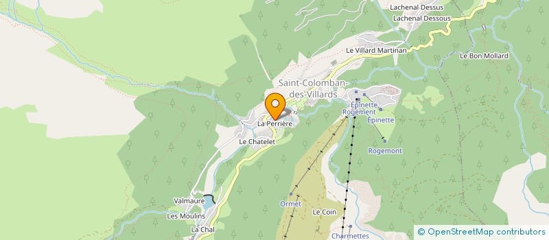 localisation de l'entreprise SCI SAVOIAGE  ST COLOMBAN DES VILLARDS