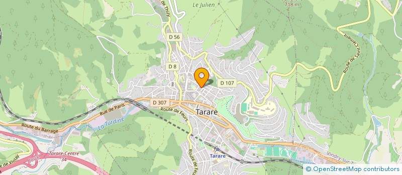 localisation de l'entreprise SCI SAVOIE  TARARE