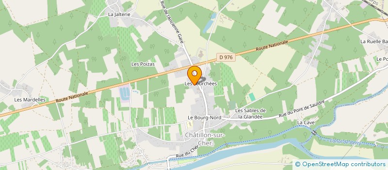 localisation de l'entreprise SCI SAVOIE  CHATILLON-SUR-CHER