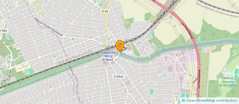 localisation de l'entreprise SCI SAVOIE  VILLEPARISIS