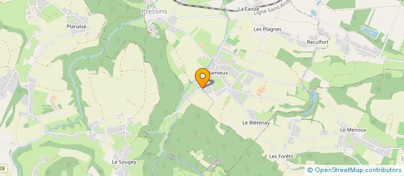 localisation de l'entreprise SCI SAVOIE CASA INVESTISSEMENTS  PRESSINS