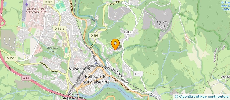 localisation de l'entreprise SCI SAVOIE CEVENNES à VALSERHONE