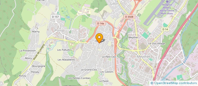 localisation de l'entreprise SCI SAVOIE CORREZE  POISY