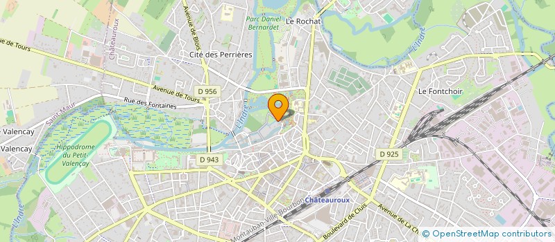 localisation de l'entreprise SCI SAVOIR ATTENDRE  CHATEAUROUX