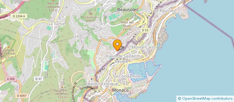 localisation de l'entreprise SCI SAVOR  BEAUSOLEIL