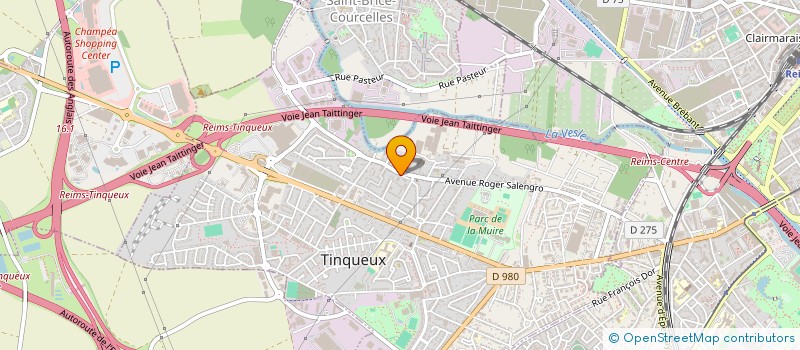 localisation de l'entreprise SCI SAVOYE  TINQUEUX