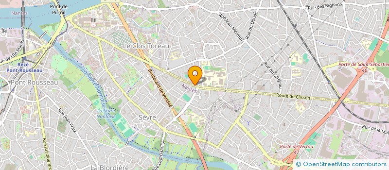 localisation de l'entreprise SCI SAVOYE  SAINT-SEBASTIEN-SUR-LOIRE