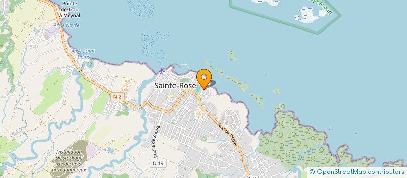 localisation de l'entreprise SCI SAVOYE EVVA  SAINTE-ROSE