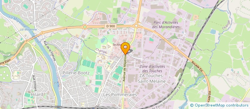 localisation de l'entreprise SCI SAVPLEUR à LAVAL