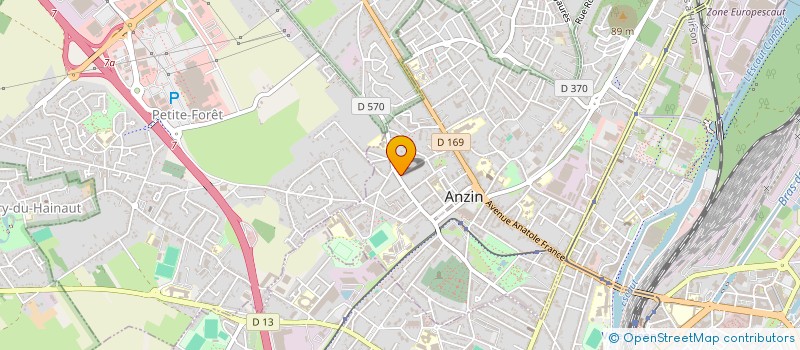 localisation de l'entreprise SCI SAWA  ANZIN