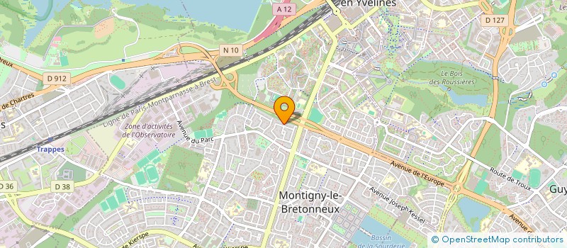 localisation de l'entreprise SCI SAWADEE  MONTIGNY-LE-BRETONNEUX