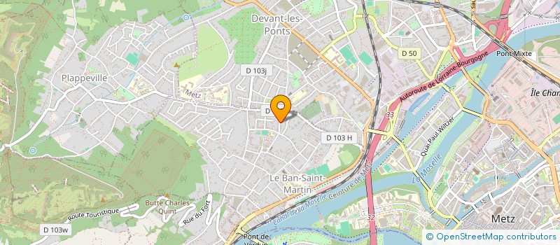 localisation de l'entreprise SCI SAWAM57 à LE BAN-SAINT-MARTIN