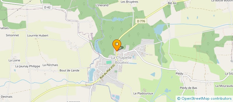 localisation de l'entreprise SCI SAWASDEE  LA CHAPELLE-BOUEXIC