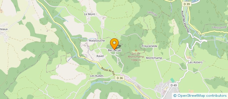 localisation de l'entreprise SCI SAWL  LAUSSONNE