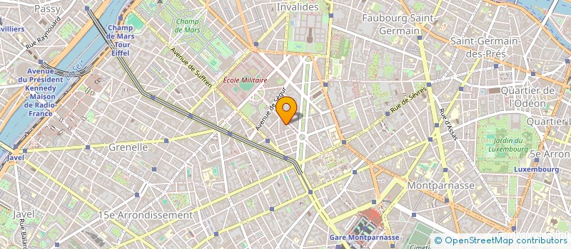 localisation de l'entreprise SCI SAXE 97  PARIS