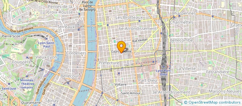 localisation de l'entreprise SCI SAXE FUZIER  LYON