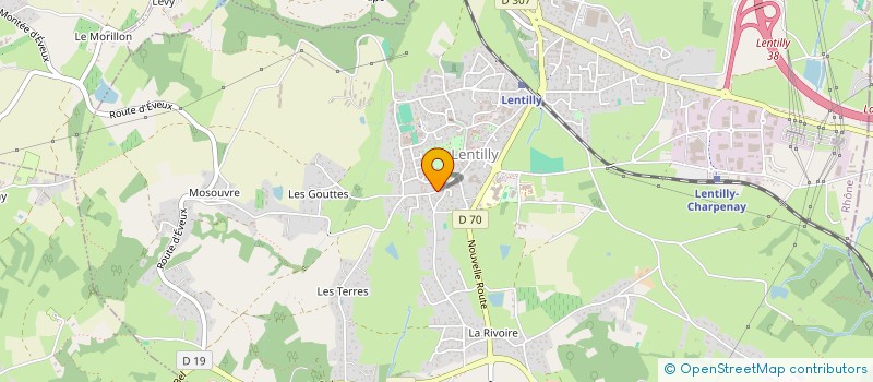 localisation de l'entreprise SCI SAXE VENDOME  LENTILLY