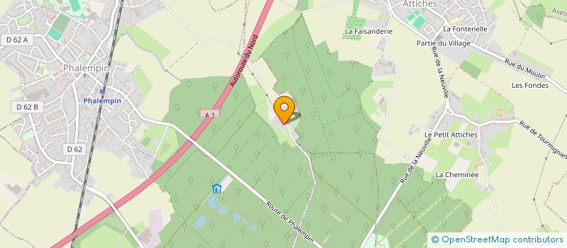 localisation de l'entreprise SCI SAXO  PHALEMPIN