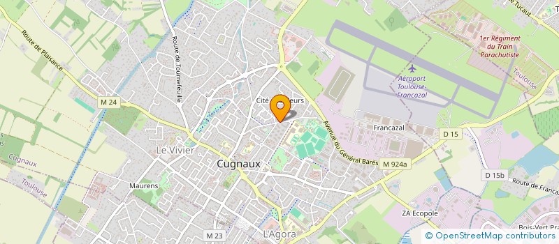 localisation de l'entreprise SCI SAXO  VILLENEUVE TOLOSANE