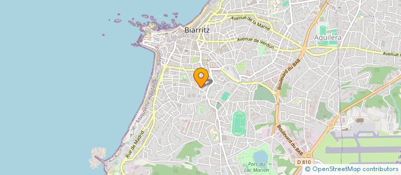 localisation de l'entreprise SCI SAXO à BIARRITZ