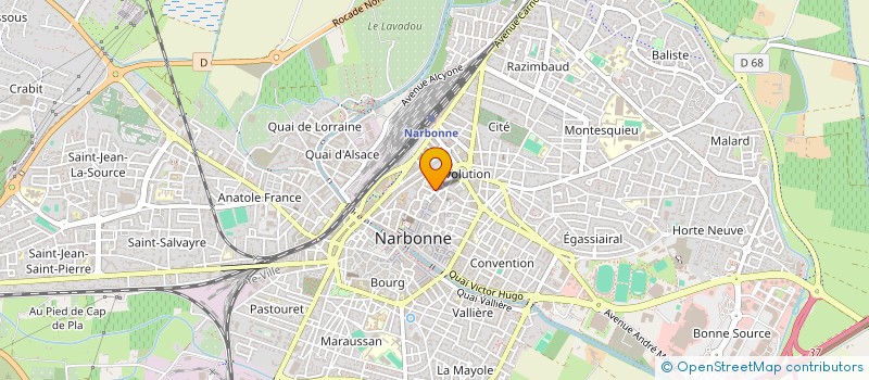 localisation de l'entreprise SCI SAY  NARBONNE