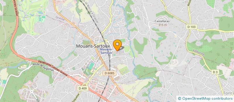 localisation de l'entreprise SCI SAYA à MOUANS-SARTOUX