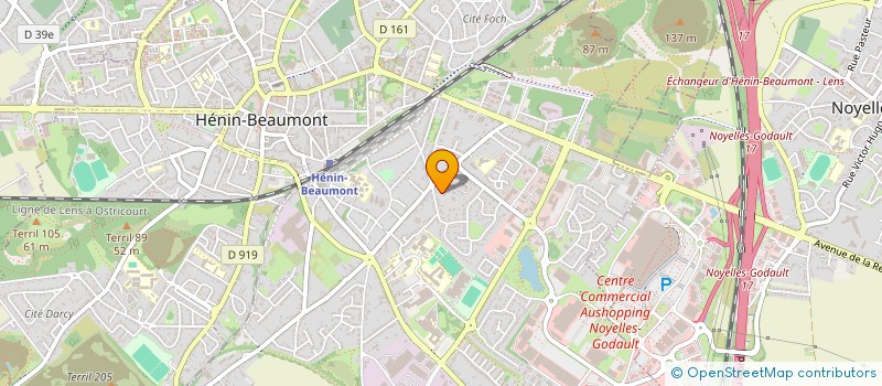 localisation de l'entreprise SCI SAYA à HENIN-BEAUMONT