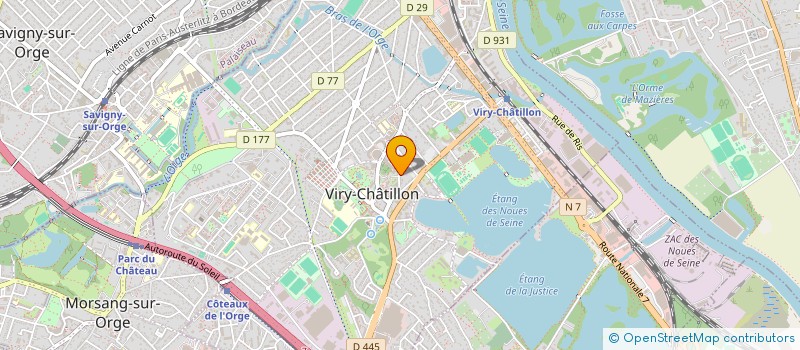 localisation de l'entreprise SCI SAYACO à VIRY-CHATILLON