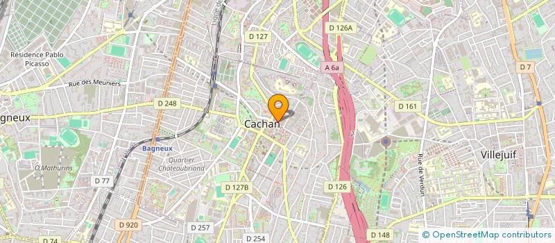 localisation de l'entreprise SCI SAYAH  CACHAN