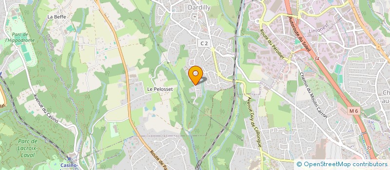 localisation de l'entreprise SCI SAYBO  DARDILLY