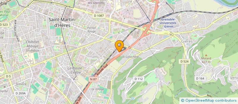 localisation de l'entreprise SCI SAYDAM 2  SAINT-MARTIN-D'HERES