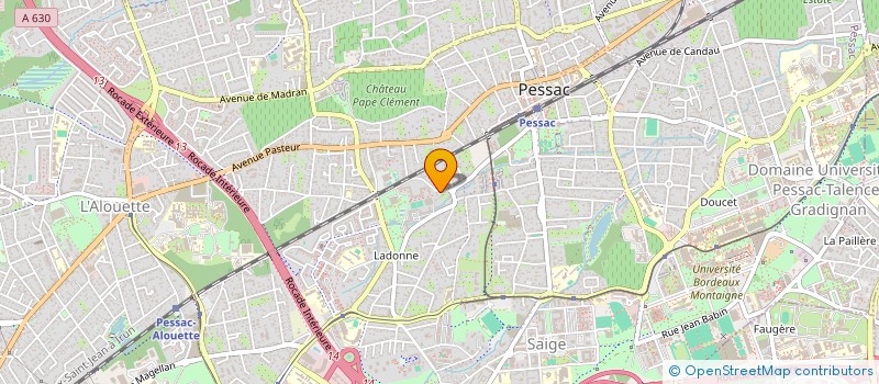 localisation de l'entreprise SCI SAYESS  PESSAC