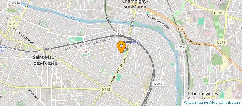 localisation de l'entreprise SCI SAYOUZ ISMA 2 à SAINT-MAUR-DES-FOSSES