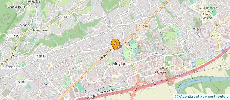 localisation de l'entreprise SCI SAZ à MEYLAN