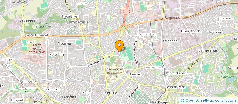 localisation de l'entreprise SCI SAZNO  BREST