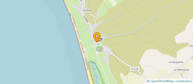 localisation de l'entreprise SCI SB.1  LA HAGUE