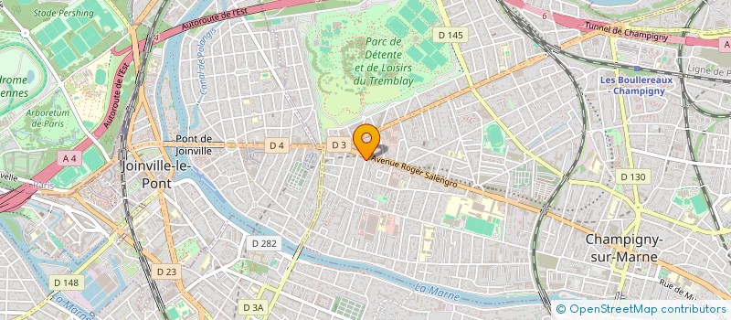 localisation de l'entreprise SCI SB à CHAMPIGNY-SUR-MARNE