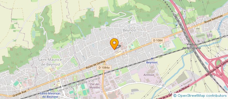 localisation de l'entreprise SCI SB à BEYNOST