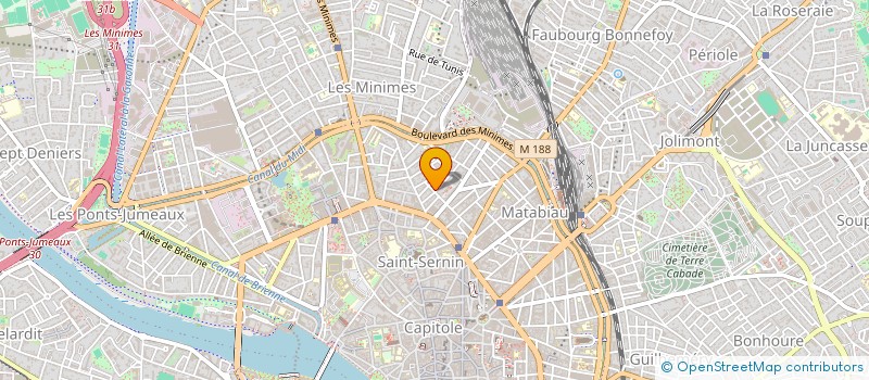 localisation de l'entreprise SCI SB à TOULOUSE