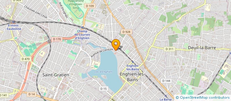 localisation de l'entreprise SCI SB à ENGHIEN-LES-BAINS
