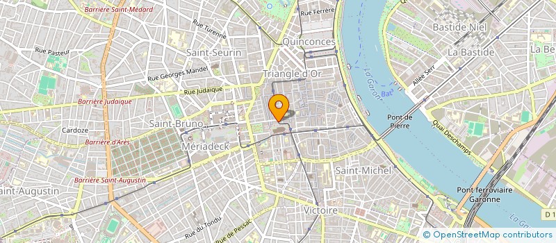 localisation de l'entreprise SCI SB  BORDEAUX