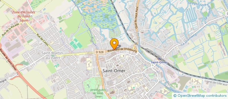 localisation de l'entreprise SCI SB  SAINT-OMER