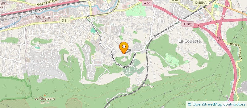 localisation de l'entreprise SCI SB à AUBAGNE