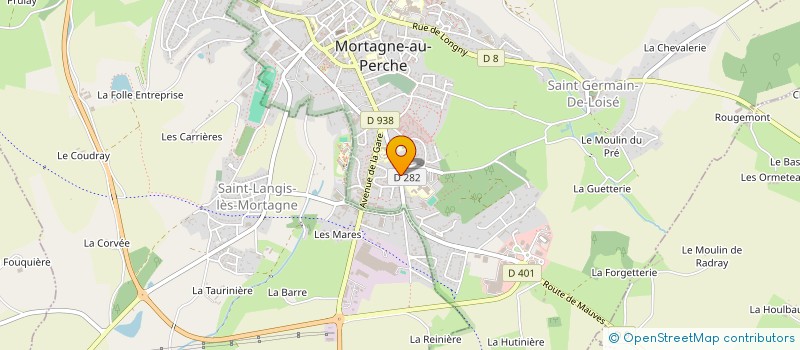 localisation de l'entreprise SCI SB à MORTAGNE-AU-PERCHE