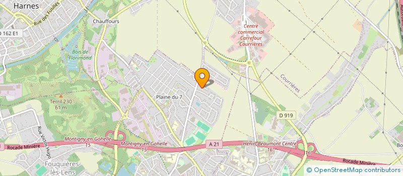 localisation de l'entreprise SCI SB  MONTIGNY-EN-GOHELLE