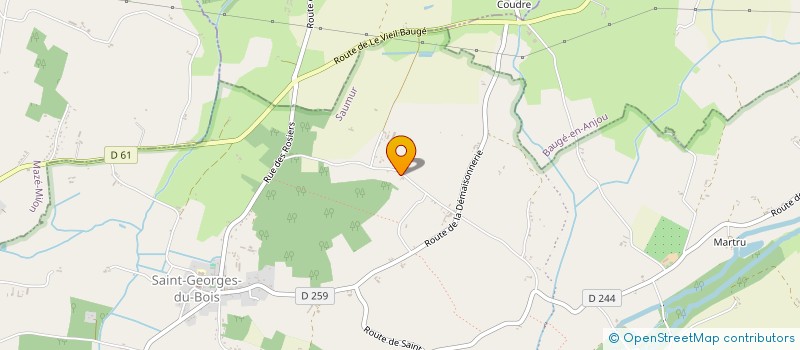 localisation de l'entreprise SCI SB EXPANSION à BRISSAC LOIRE AUBANCE