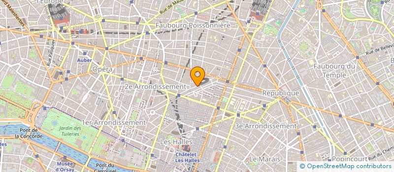 localisation de l'entreprise SCI SB PROD  PARIS