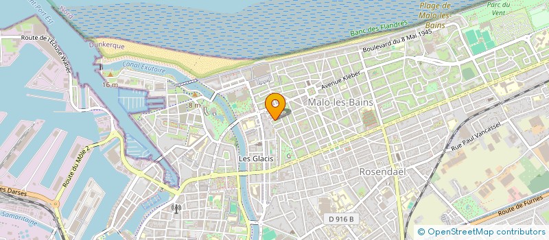 localisation de l'entreprise SCI SB2C à DUNKERQUE