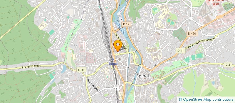 localisation de l'entreprise SCI SB2M  CHANTRAINE